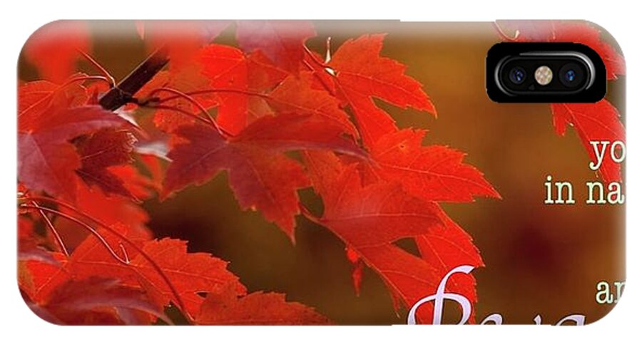  iPhone X Case featuring the photograph Nature202 by David Norman