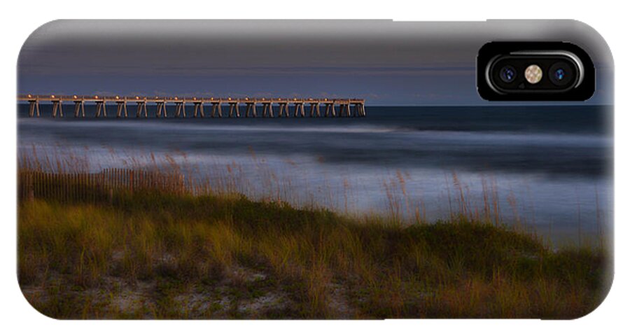 Pier iPhone X Case featuring the photograph Nightlife by the Sea by Renee Hardison
