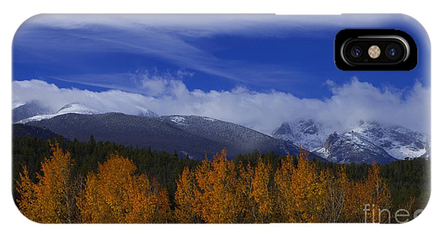 Aspen Trees iPhone X Case featuring the photograph Not Yet Winter by Barbara Schultheis