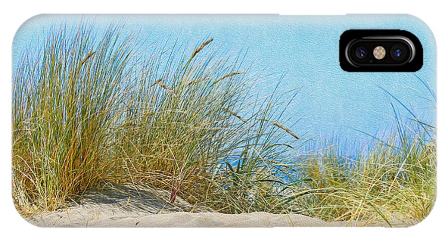 Bonnie Follett iPhone X Case featuring the photograph Ocean Beach Dunes by Bonnie Follett