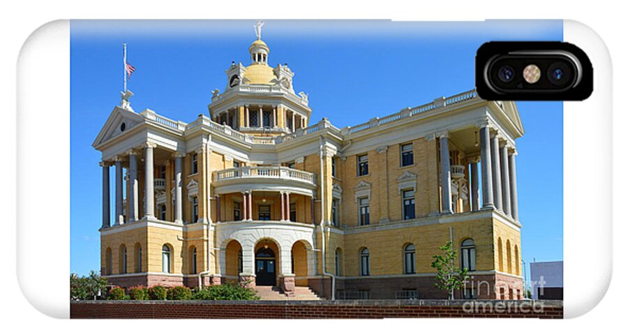 Harrison County iPhone X Case featuring the photograph Old Harrison County Courthouse by Catherine Sherman