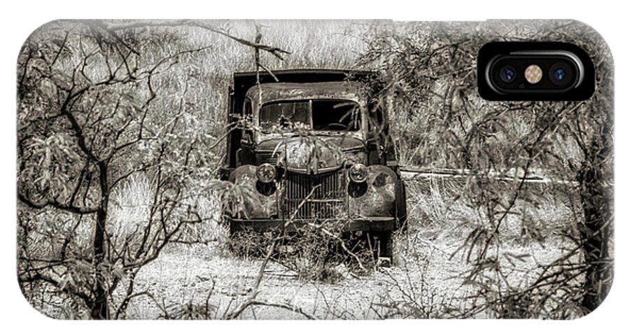Old Trucks iPhone X Case featuring the photograph Old N Forgotten by Elaine Malott