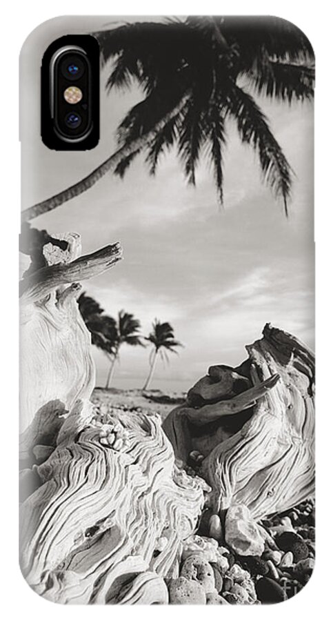 Afternoon iPhone X Case featuring the photograph Olowalu Driftwood by Ron Dahlquist - Printscapes