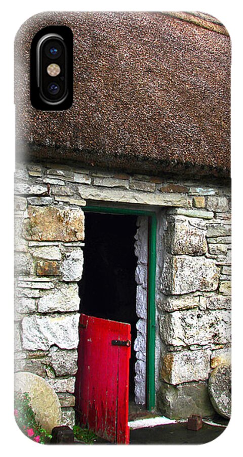 Ireland iPhone X Case featuring the digital art Open Door by Vicki Lea Eggen