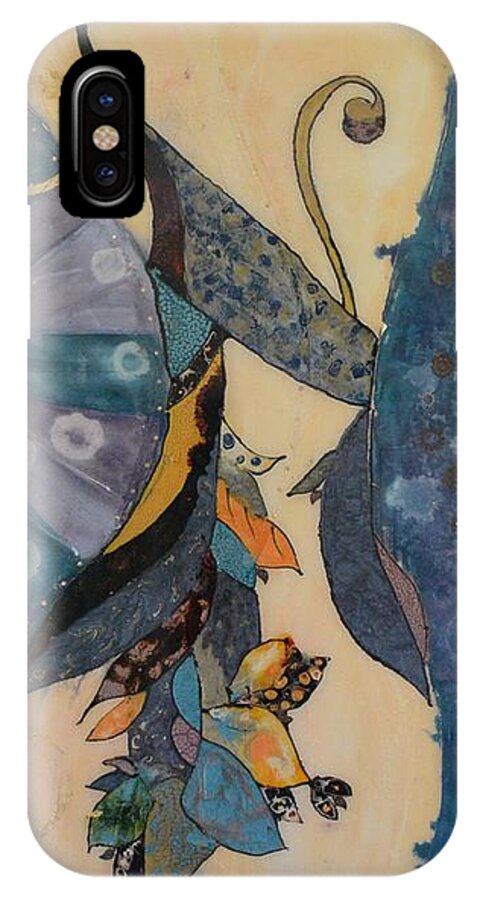  iPhone X Case featuring the painting Painted Dancer by MiMi Stirn