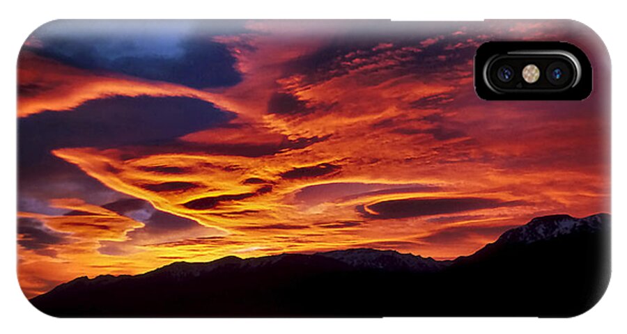 Patagonia iPhone X Case featuring the photograph Patagonian Sunrise by Joe Bonita