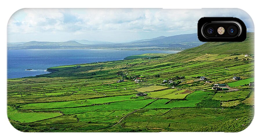 Ireland iPhone X Case featuring the photograph Patchwork Landscape by Aidan Moran
