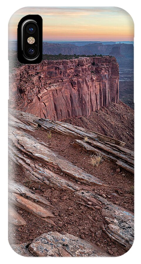 Sunrise iPhone X Case featuring the photograph Peaceful Canyon Morning by Denise Bush