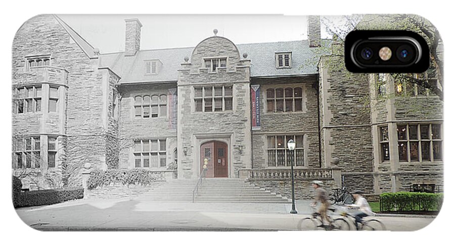  iPhone X Case featuring the photograph Penn Houston Hall by Eric Nagy