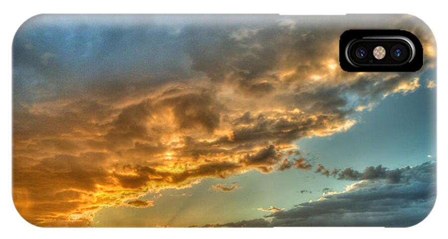 Sunset iPhone X Case featuring the photograph Phoenix Sunset by Anthony Citro