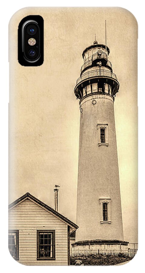 Lighthouse iPhone X Case featuring the photograph Pigeon Point Light Station Pescadero California by David Smith