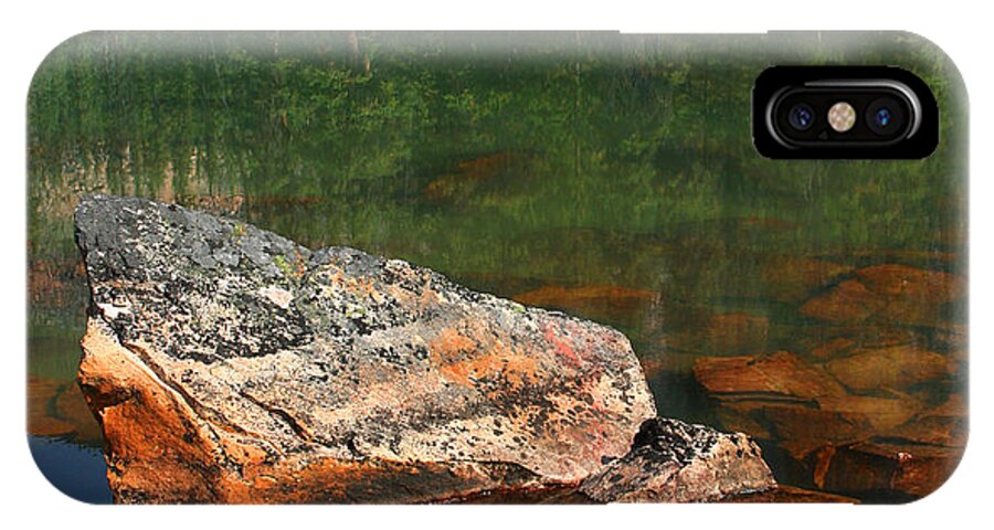 Rocks iPhone X Case featuring the photograph Pink Rocks by Lisa Redfern