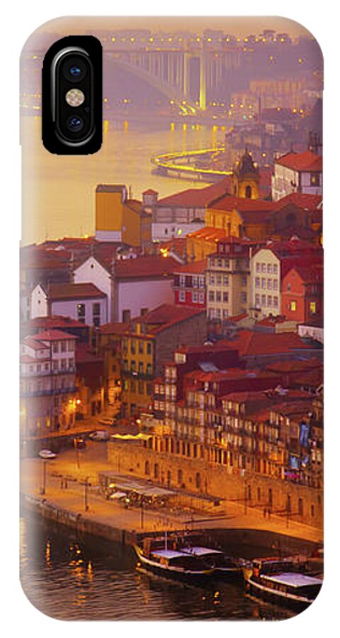 Old iPhone X Case featuring the photograph Pink Sunset in Porto by Anastasy Yarmolovich
