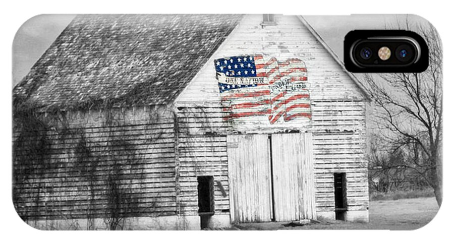 Trees iPhone X Case featuring the photograph Pledge Of Allegiance Crib by Kathy M Krause