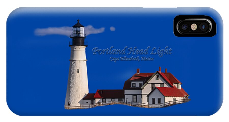 2015 iPhone X Case featuring the photograph Portland Head Light No. 43 by Mark Myhaver
