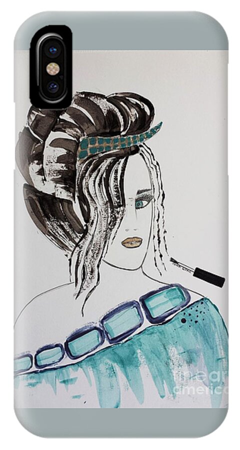 Pretty iPhone X Case featuring the photograph Pretty Lady by Jasna Gopic
