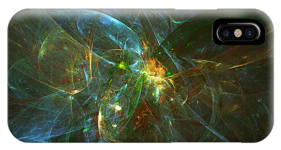 Art iPhone X Case featuring the digital art Prince of Andromeda by Jeff Iverson