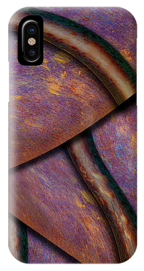 Pi iPhone X Case featuring the photograph Psychedelic Pi by Paul Wear