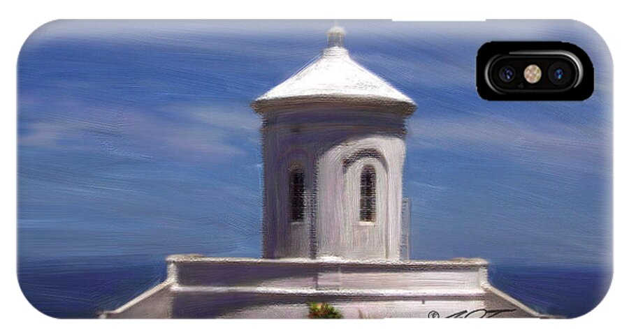Vacation iPhone X Case featuring the painting Punta del Este, Uruguay by Dale Turner