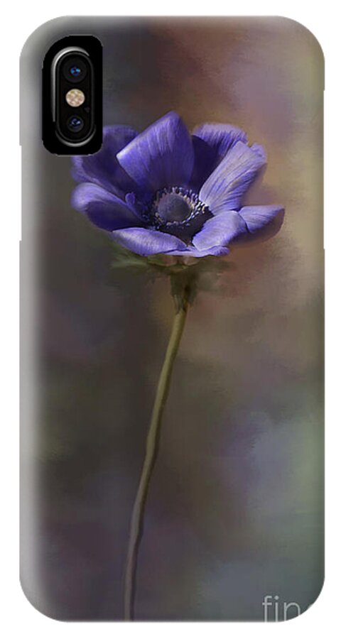 Purple iPhone X Case featuring the photograph Purple Flower by Kathy Russell