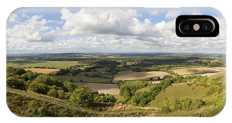 West iPhone X Case featuring the photograph Rackham Hill to the North Downs by Hazy Apple