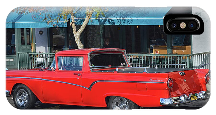 Ford iPhone X Case featuring the photograph Ranchero Red by Bill Dutting