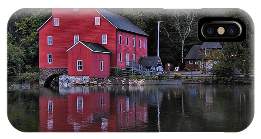 Red Mill iPhone X Case featuring the photograph Red Mill by Ben Prepelka