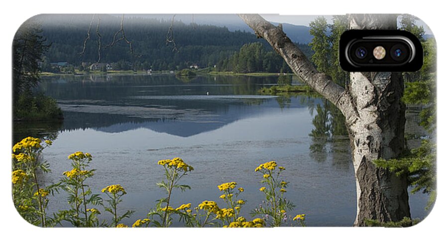 Landscape iPhone X Case featuring the photograph Reflections of Summer by Idaho Scenic Images Linda Lantzy