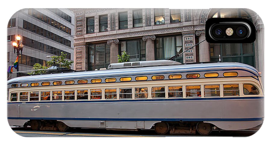 Streetcar iPhone X Case featuring the photograph Retro San Francisco Streetcar by Matthew Bamberg
