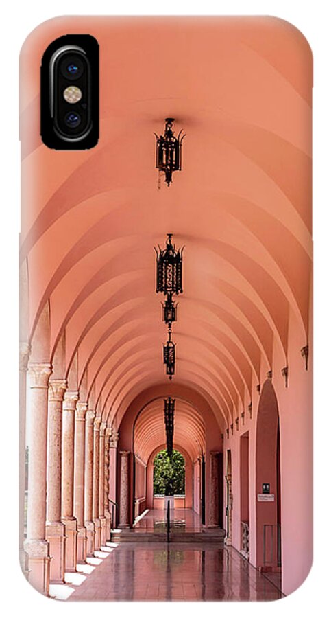 Portico iPhone X Case featuring the photograph Ringling Museum FL by Chris Smith