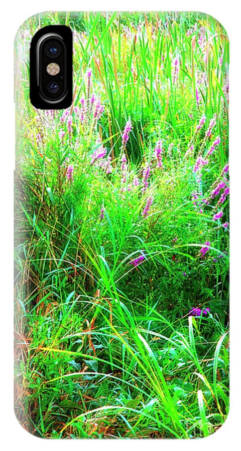 Roadside iPhone X Case featuring the photograph Roadside bouquets 1 by Tom Jelen