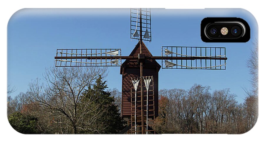 2015 iPhone X Case featuring the photograph Robertsons Windmill by Teresa Mucha