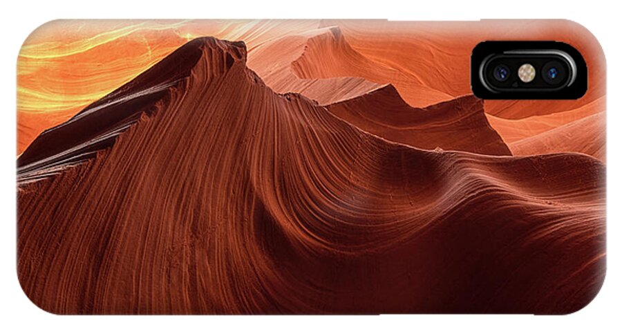 Sandstone iPhone X Case featuring the photograph Rocky Mountain Sunrise by Erika Fawcett