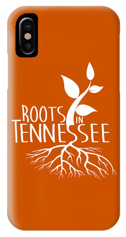 Roots In Tennessee iPhone X Case featuring the digital art Roots in Tennessee Seedlin by Heather Applegate