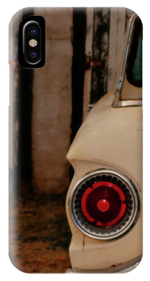  iPhone X Case featuring the photograph Rusty Car by Heather Kirk