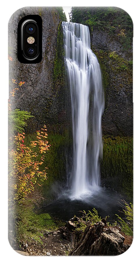 Pacific Northwest iPhone X Case featuring the photograph Salt Creek Falls by Brian Bonham