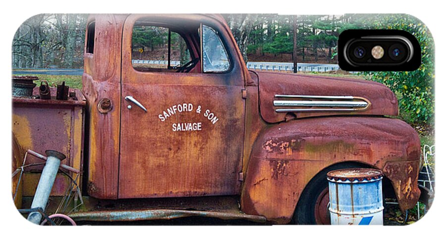  iPhone X Case featuring the photograph Sanford and Son Salvage 1 by Douglas Barnett