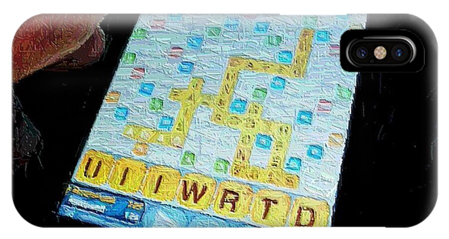 Scrabble iPhone X Case featuring the photograph Scrabble by Ronald Bissett