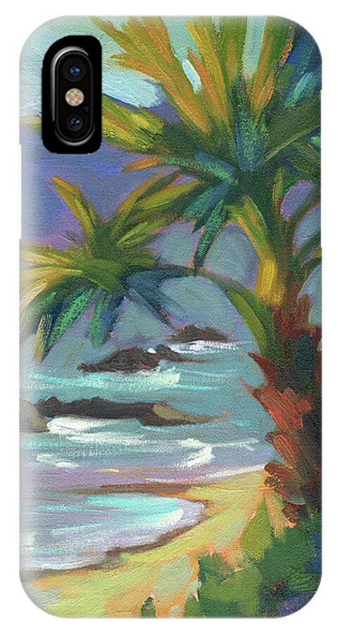 Sea Breeze iPhone X Case featuring the painting Sea Breeze by Diane McClary