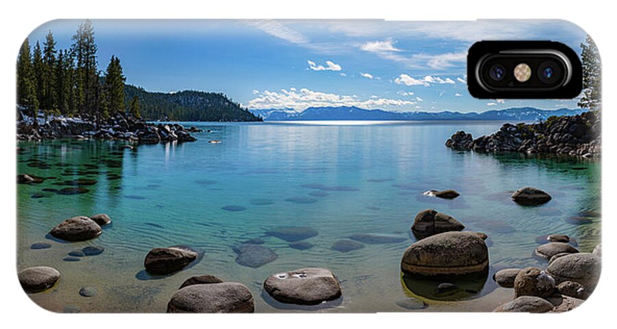 Lake Tahoe iPhone X Case featuring the photograph Secret Cove Aquas by Brad Scott by Brad Scott