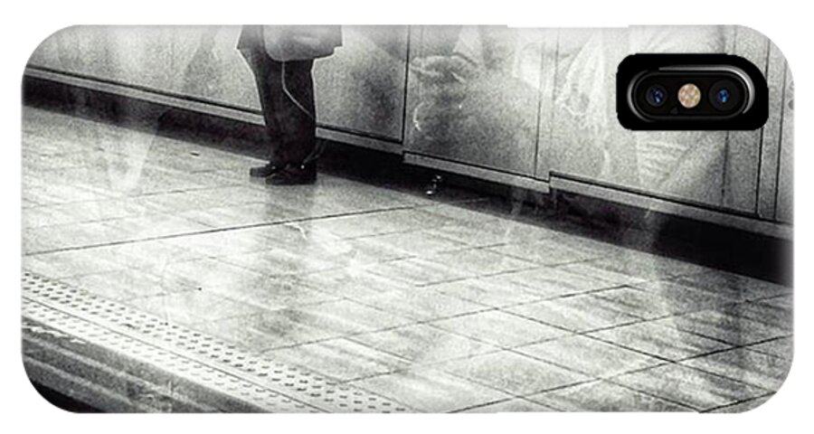 Man iPhone X Case featuring the photograph Señor
#metro #underground #subway by Rafa Rivas