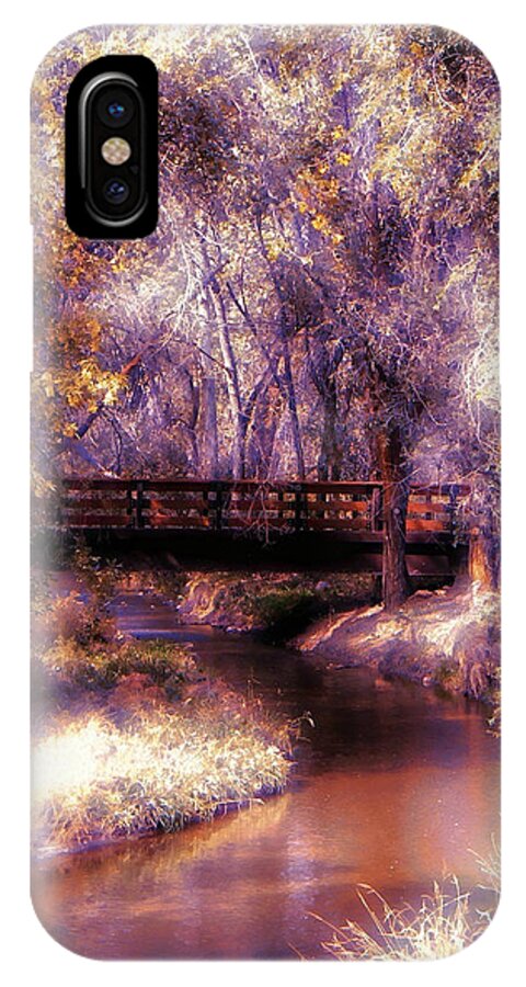 Bridge iPhone X Case featuring the photograph Serene River Bridge by Michelle Frizzell-Thompson