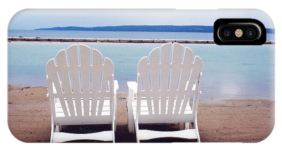 Beach Chair iPhone X Case featuring the photograph Serenity by Crystal Nederman