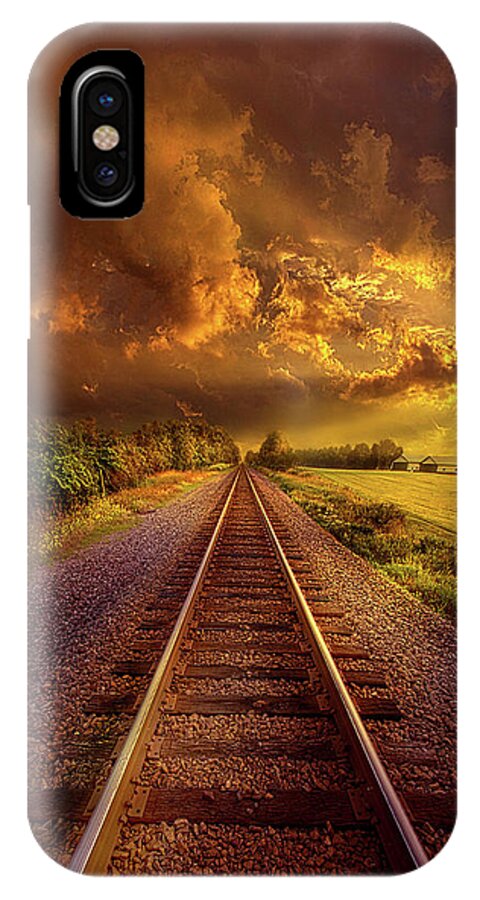 Lines iPhone X Case featuring the photograph Short Stories To Tell by Phil Koch