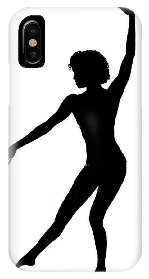 Silhouette iPhone X Case featuring the photograph Silhouette 48 by Michael Fryd