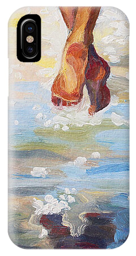 Love iPhone X Case featuring the painting Simply Together by Alina Malykhina