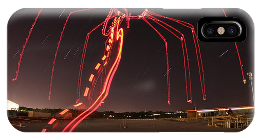 Spider iPhone X Case featuring the photograph Sky Spider by Andrew Nourse