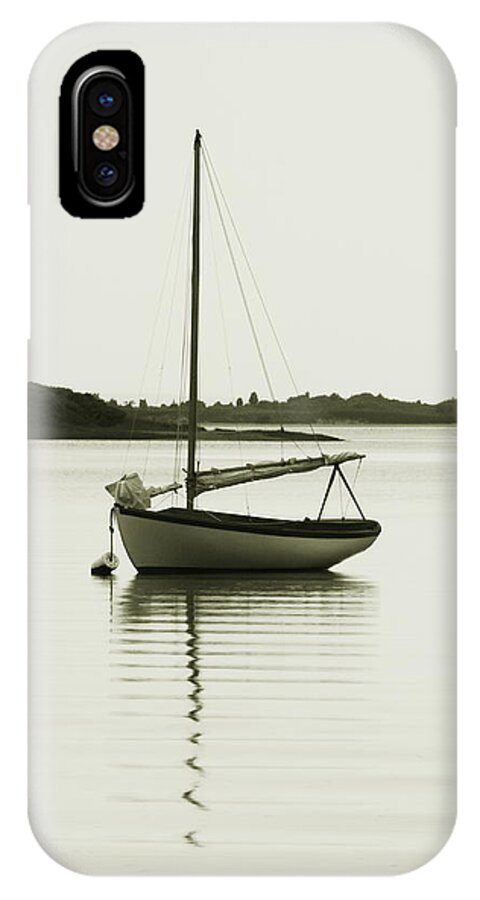 Classic iPhone X Case featuring the photograph Sloop at Rest by Roupen Baker