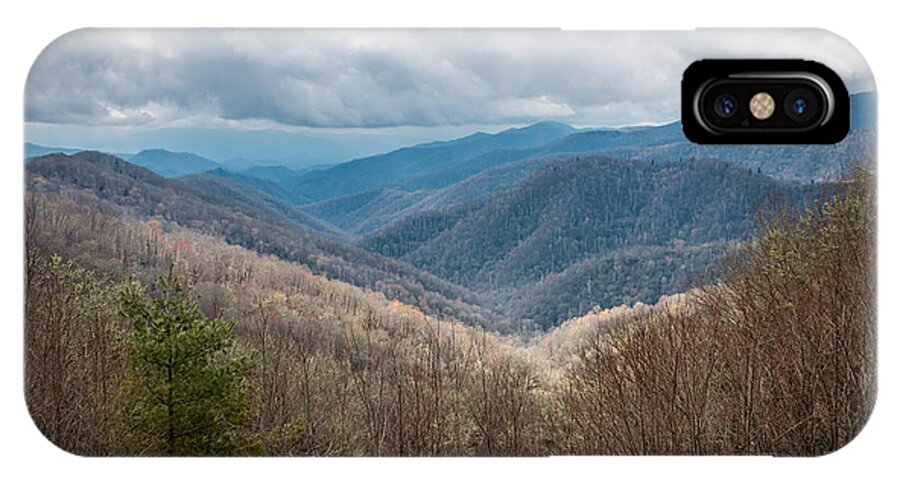 Smoky iPhone X Case featuring the photograph Smoky Mountains by Susie Weaver