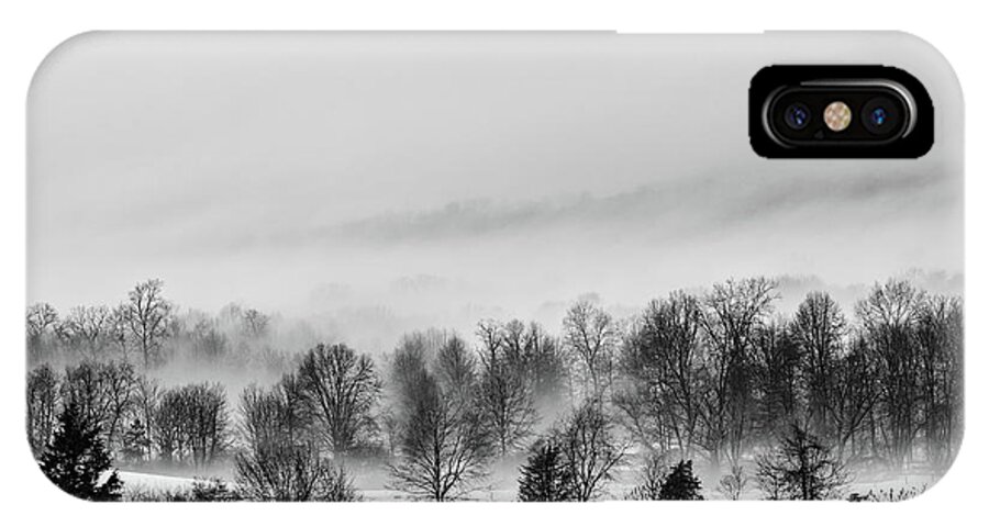 Fog iPhone X Case featuring the photograph Snowscape by Nicki McManus